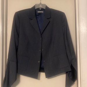 Gray and Black Tahari Jacket